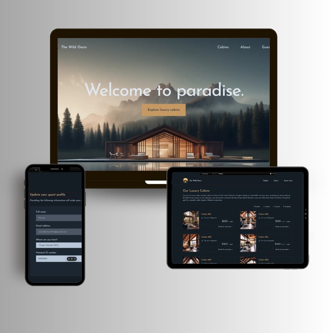 Cabin Booking Website